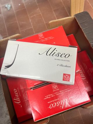 Set 2 Bicchieri Aliseo RCR Da Vinci Collection