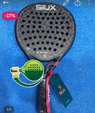 Pala de pádel Siux Red Shadow 2026