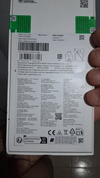 OPPO A5 Pro 5G 8GB/256GB Nero/Marrone