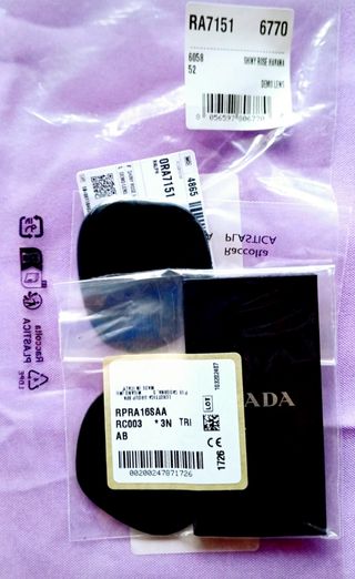 Gafas de Sol Prada Negras y recambio