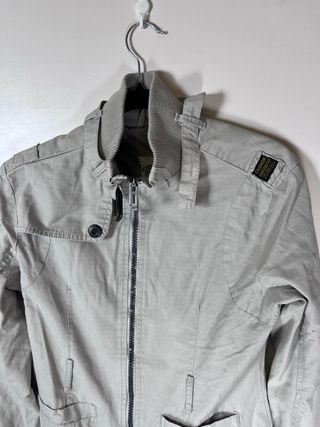 Chaqueta Militar Beige KOСМОС Vintage 2008