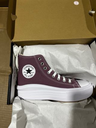 Converse CTAS Move Hi Morado/Blanco Talla 38