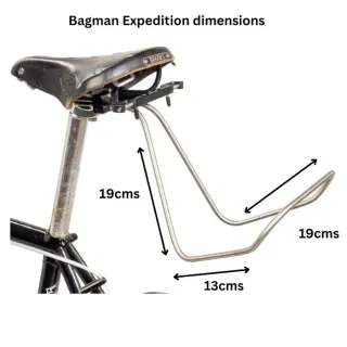 Carradice bagman quick release support expedition