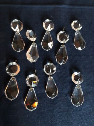 9 lágrimas de cristal para lámparas