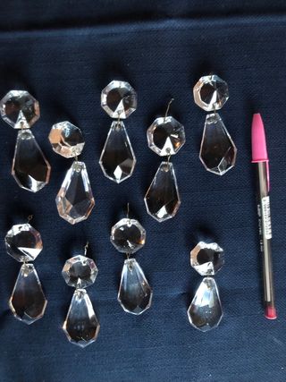 9 lágrimas de cristal para lámparas