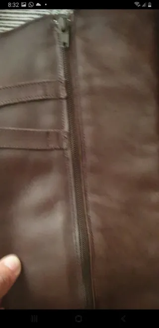 Botas de cuero marrones altas