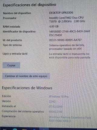 Portátil HP Compaq 610 Negro