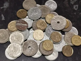 Lote 50 Monedas Españolas Colección