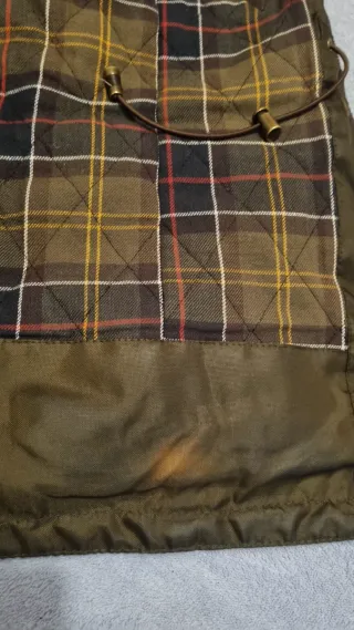 Parka Barbour Kelsall Wax Verde-caqui Mujer