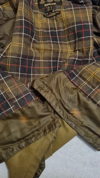 Parka Barbour Kelsall Wax Verde-caqui Mujer