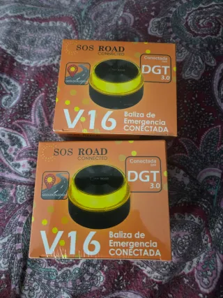 5 Balizas V16 SOS ROAD CONNECTED DGT