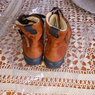 Scarponcini Paul Green uomo marroni nuovi con lana