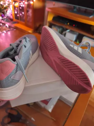 Zapatillas Adidas Azul y Rosa