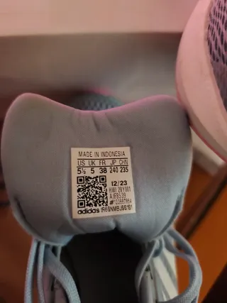 Zapatillas Adidas Azul y Rosa