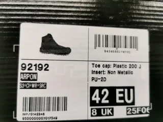 Bota Robusta ARPON Goretex S3+CI+WR+SRC No Metal