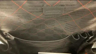 Mochila grande de piel original Montblanc.