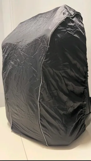 Mochila grande de piel original Montblanc.