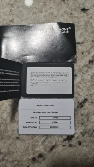 Mochila grande de piel original Montblanc.