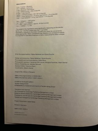 libro de recetas español/ingles