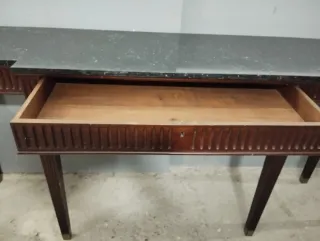 Aparador antiguo mármol y madera