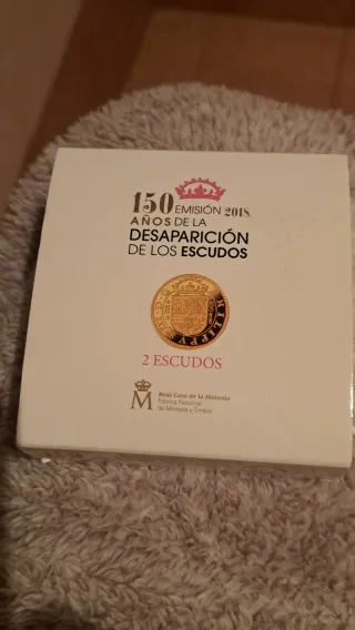 Moneda 2 Escudos Oro 150 Aniversario