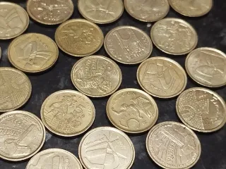 Lote 25 monedas 5 Pesetas