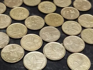 Lote 25 monedas 5 Pesetas