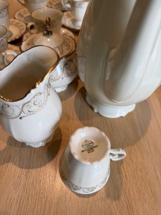 Set caffè in porcellana tedesca