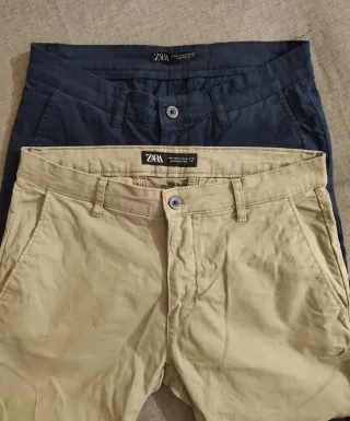 Lote 3 Chinos Zara Talla L