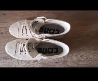 Converse altas beige