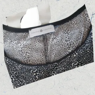 Vestido estampado animal print Talla S