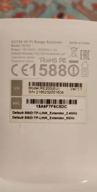 TP-Link AC750 Wi-Fi Range Extender