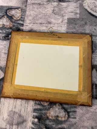 Quadro traboccò al tramonto con cornice