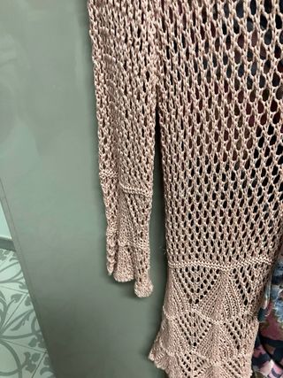 Vestido mujer talla S rosa y multicolor