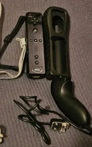 Mandos Wii con funda y nunchuk