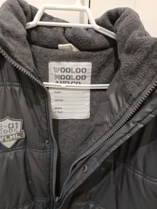 Cazadora gris niño Talla 10