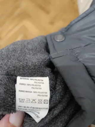 Cazadora gris niño Talla 10