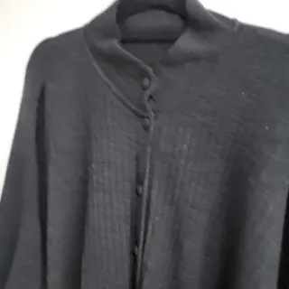 Chaqueta Poncho Gris Talla Única