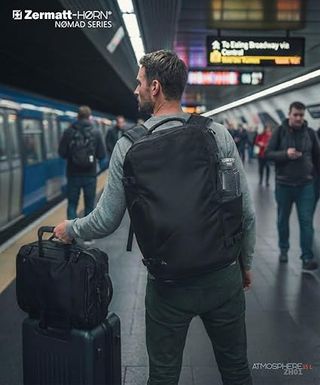 ZH 2026 Mochila cabina avión 35L Unisex 50x30x20cm