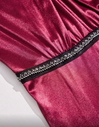 Vestido largo rojo elegante