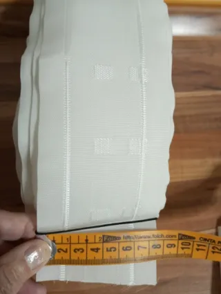 Tira per tende bianca