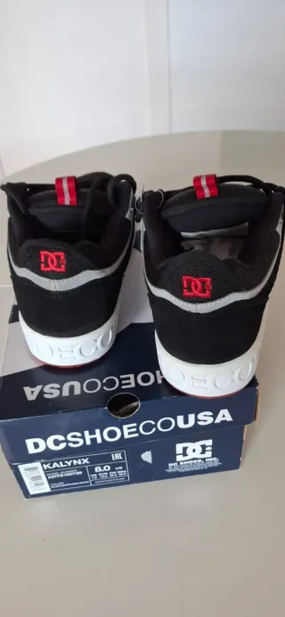Zapatillas DC Shoes KALYNX Negras y Rojas