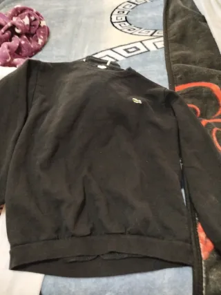 Sudadera Lacoste Negra Talla M