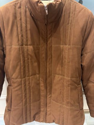 Chaquetón mujer marrón