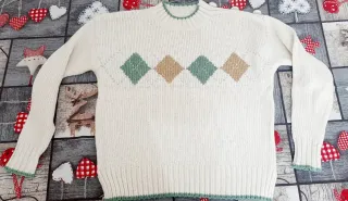 Jersey de punto con rombos