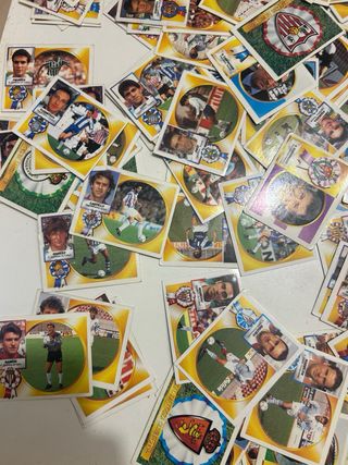 Lote cromos fútbol vintage
