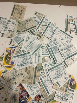 Lote cromos fútbol vintage