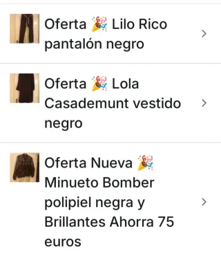 Lote chaqueta vestido y pantalón