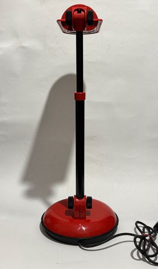 Lampadada Scrivania Mazda Rossa Vintage Design 80s