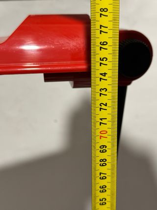 Lampadada Scrivania Mazda Rossa Vintage Design 80s